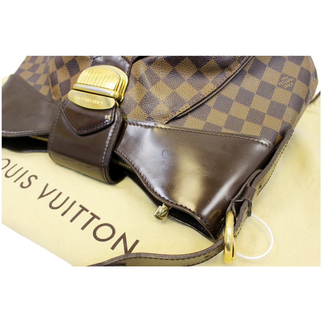 LOUIS VUITTON Sistina MM Damier Ebene Shoulder Bag