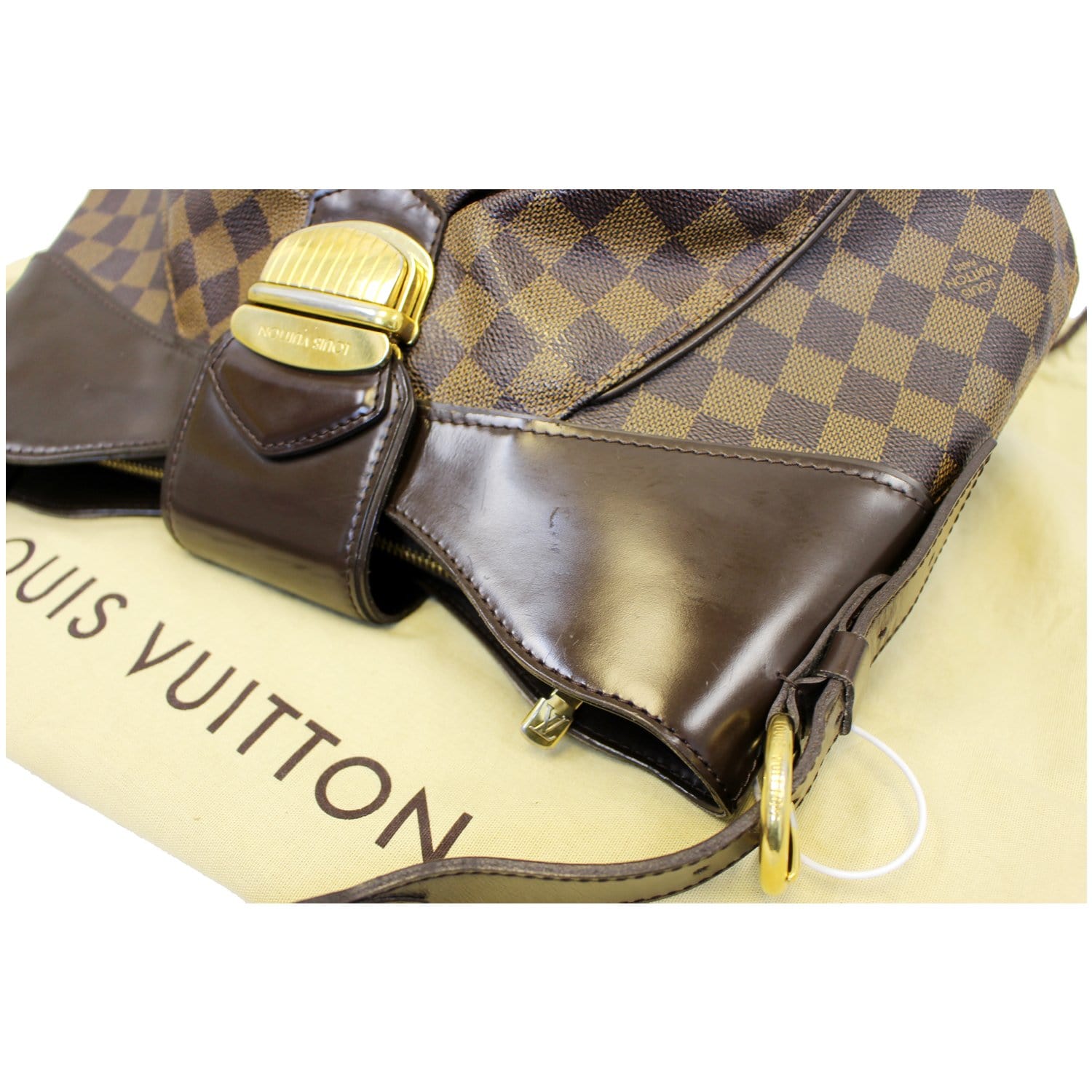 LOUIS VUITTON Sistina MM Damier Ebene Shoulder Bag