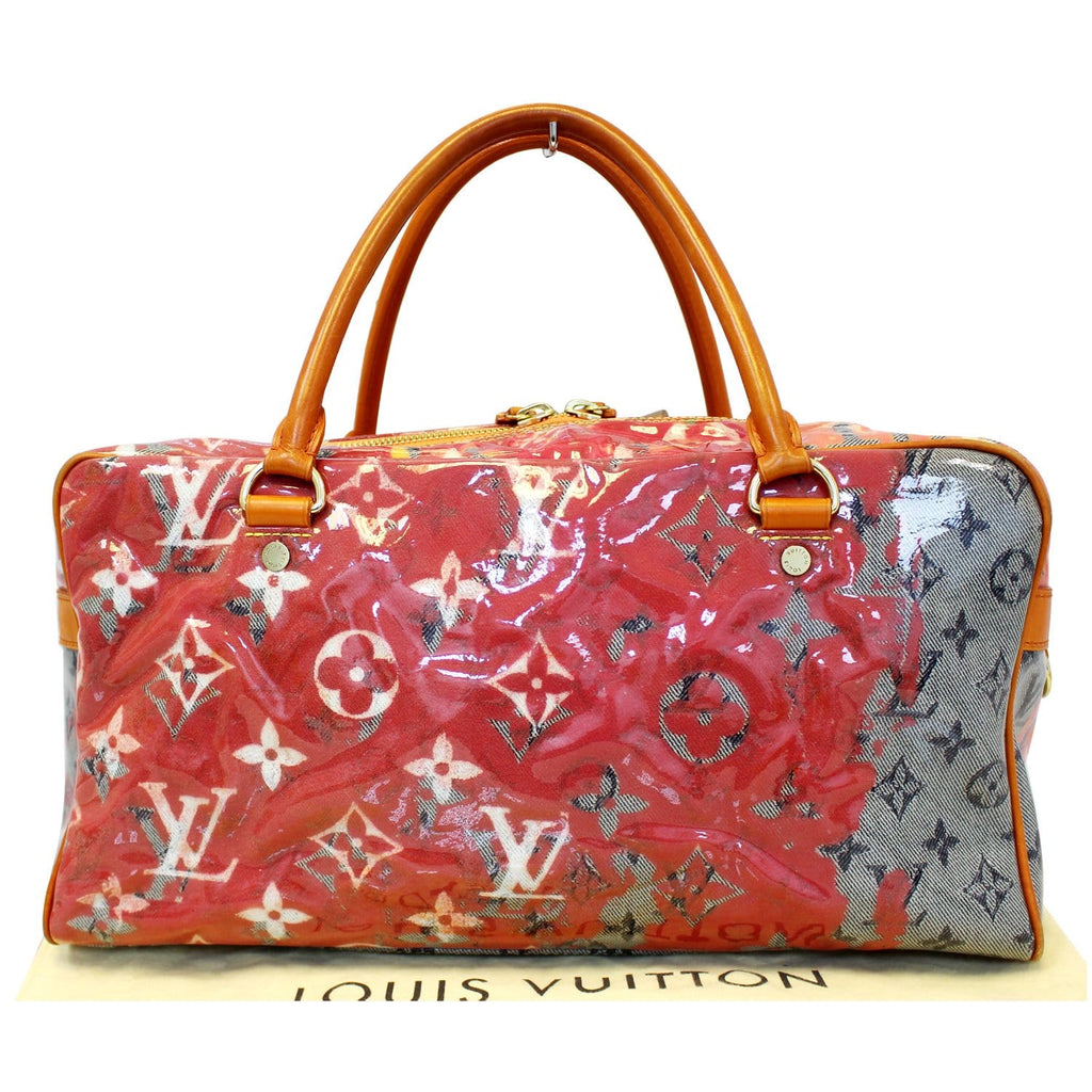 LOUIS VUITTON Weekender PM Monogram Pulp Rose Satchel Bag