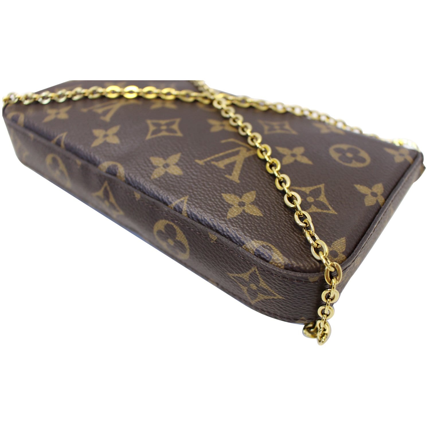 LOUIS VUITTON Pochette Felicie Owl Monogram Chain Crossbody Bag - 20% OFF