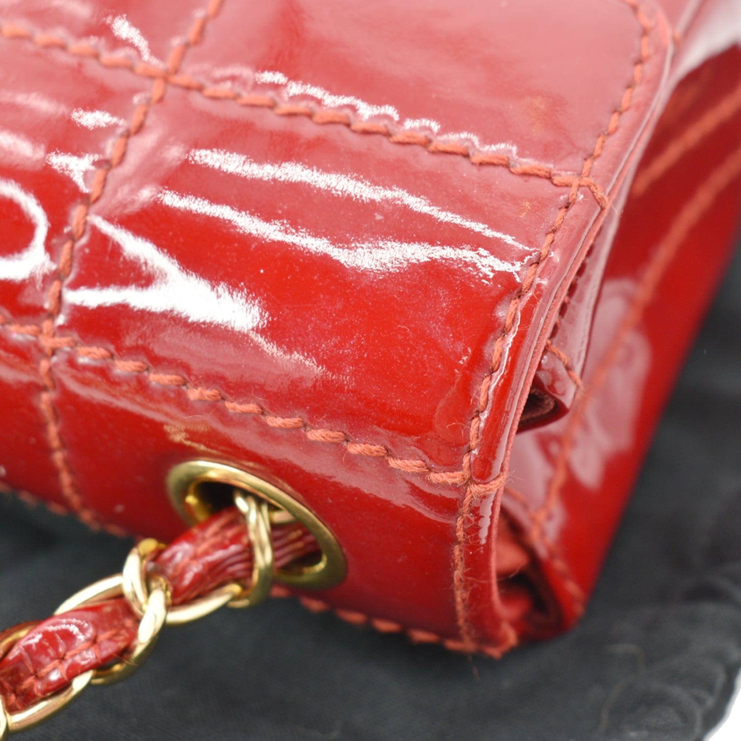 Chanel Chocolate Bar Small New 1:1 Rep Leather Flap Shoulder Bag Red
