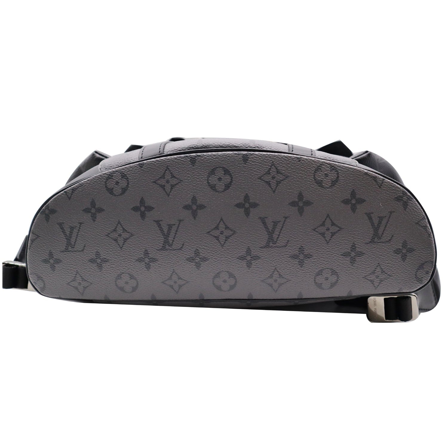 LOUIS VUITTON Christopher PM Reverse Monogram Eclipse Backpack Bag Black