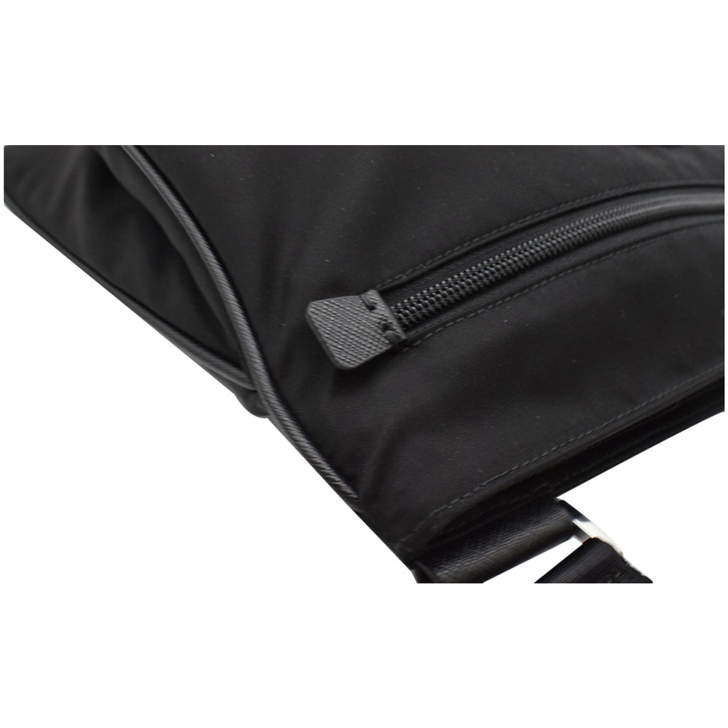 PRADA Re-Nylon Saffiano leather Crossbody Bag Black