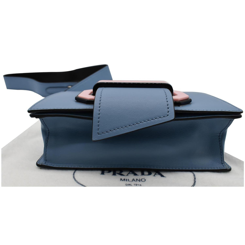 PRADA City Plex Ribbon  Shoulder Bag Blue/Pink