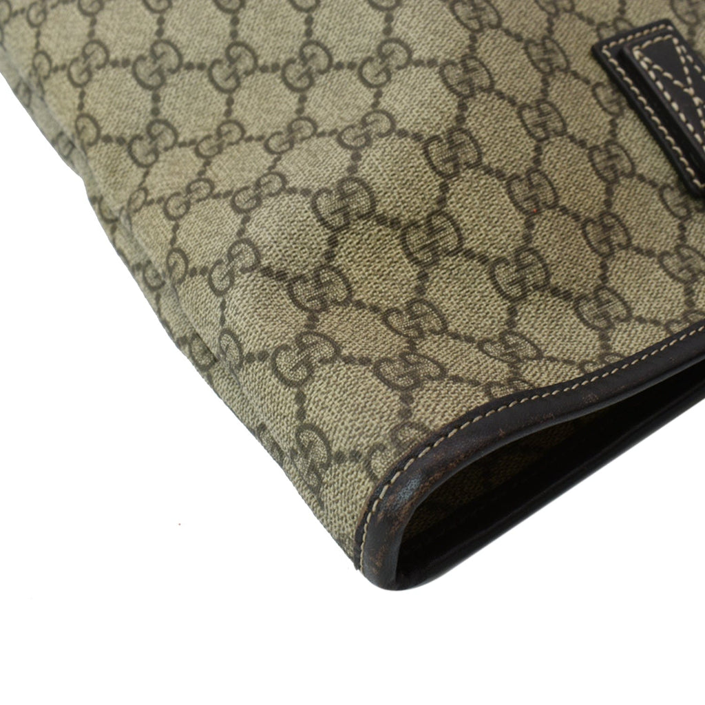GUCCI Gucci Supreme Canvas Tote Bag Beige 211137