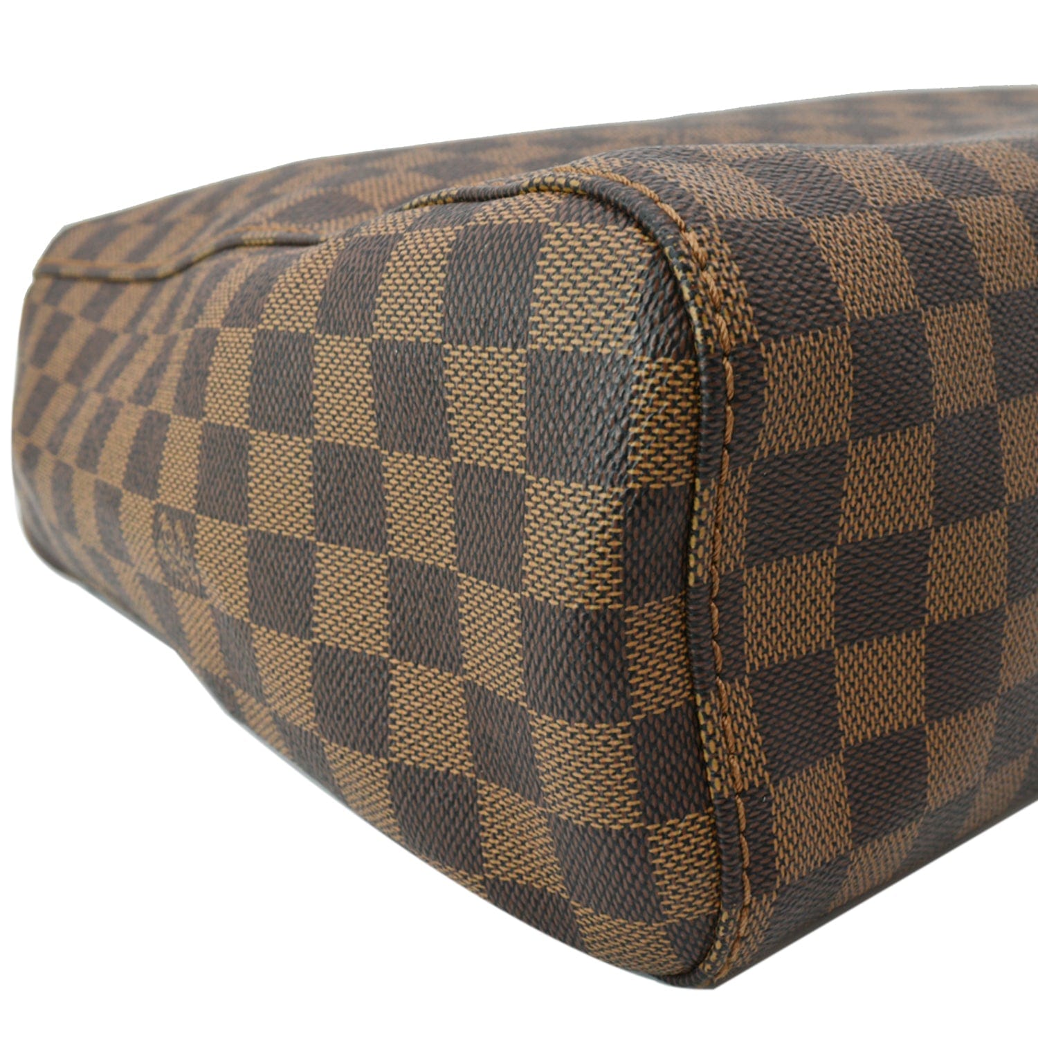 LOUIS VUITTON Portobello Damier Ebene Shoulder Bag Brown