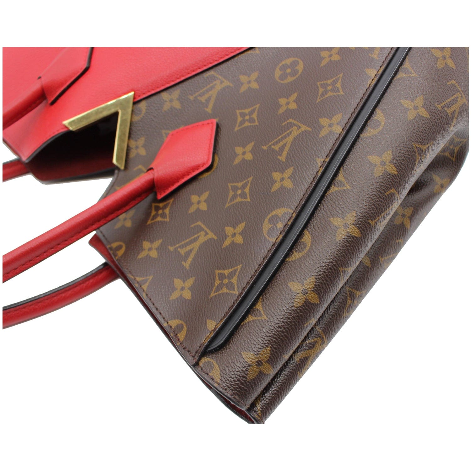 LOUIS VUITTON Kimono Monogram  Tote Bag Brown/Cerise