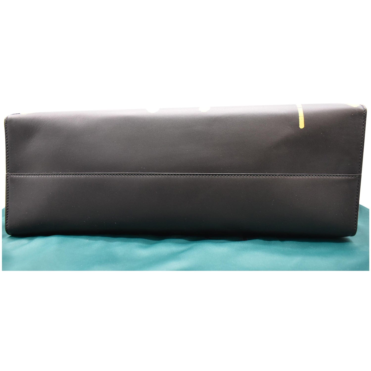 GUCCI Ghost  Large XL  Leather Tote Bag Black 415883