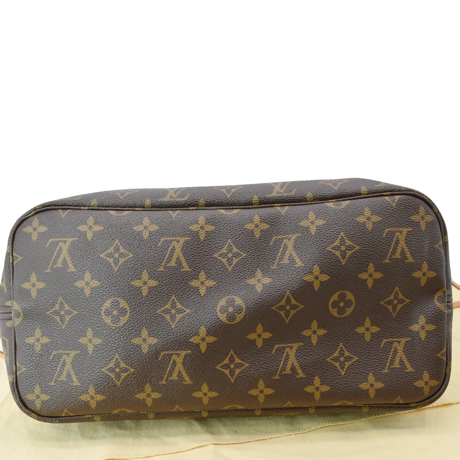 LOUIS VUITTON Neverfull MM Monogram Canvas Tote Shoulder Bag Fuchsia