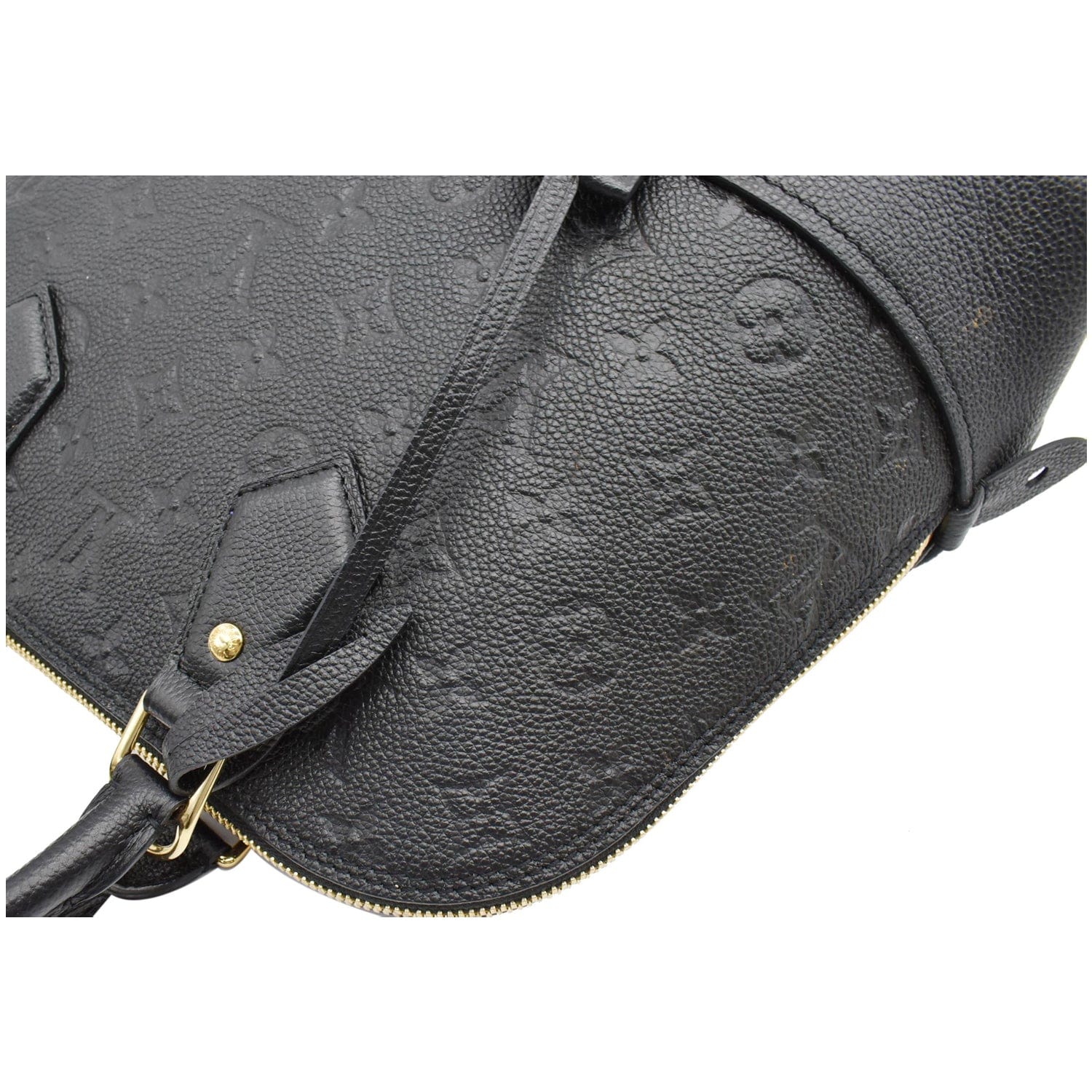 LOUIS VUITTON Neo Alma PM Monogram Empreinte Shoulder Bag Black