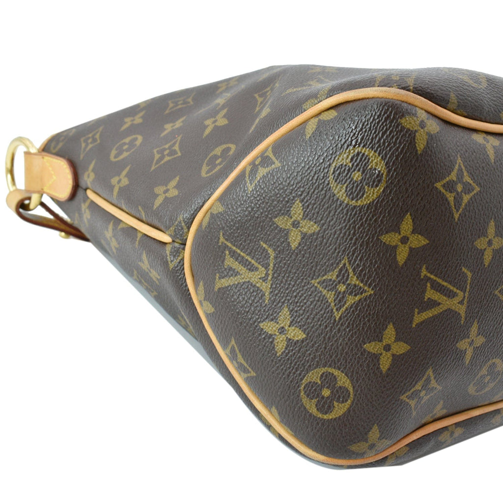 LOUIS VUITTON Delightful PM Monogram Canvas Shoulder Bag Brown