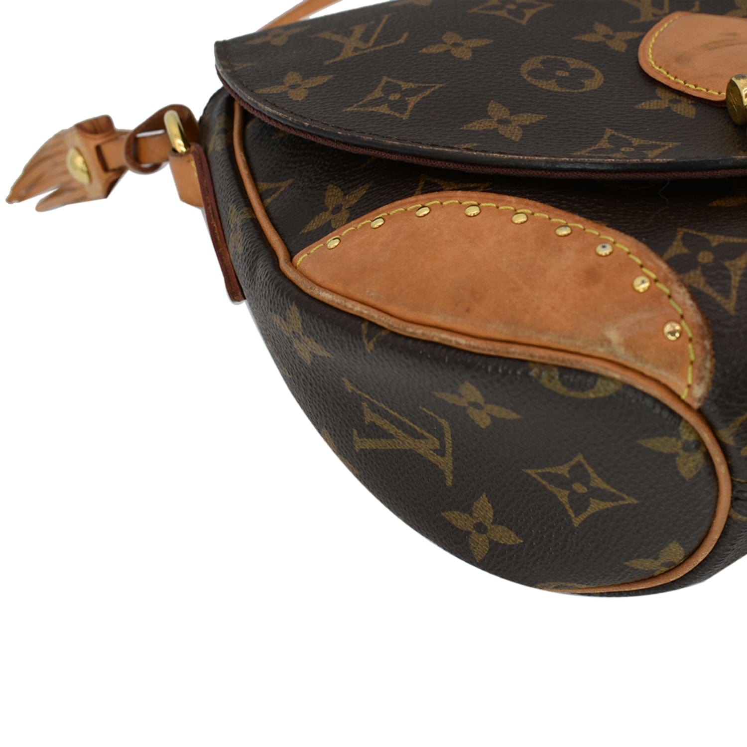 LOUIS VUITTON Saint Cloud NM MM Monogram Canvas Crossbody Bag Brown  - Hot Deals