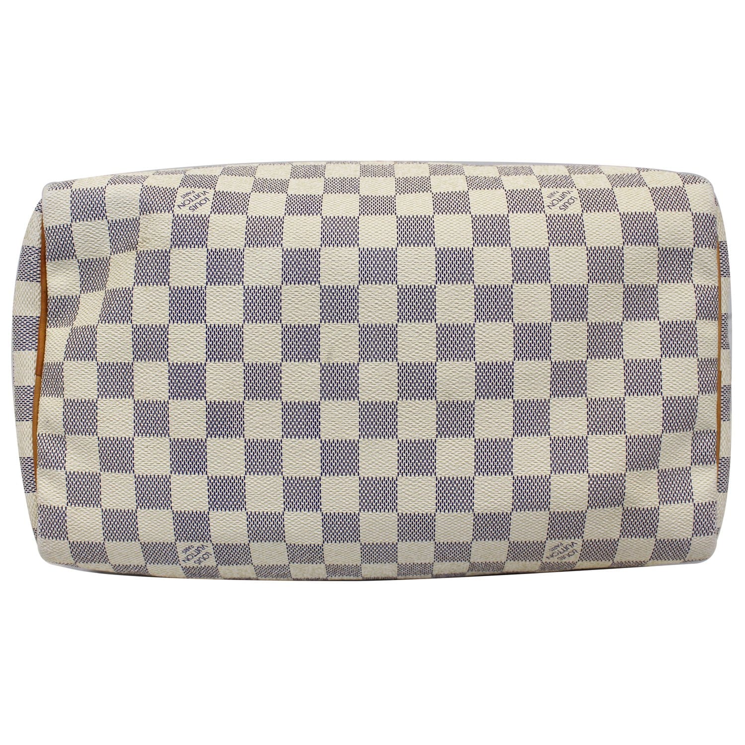 LOUIS VUITTON Speedy 30 Damier Azur Satchel Handbag