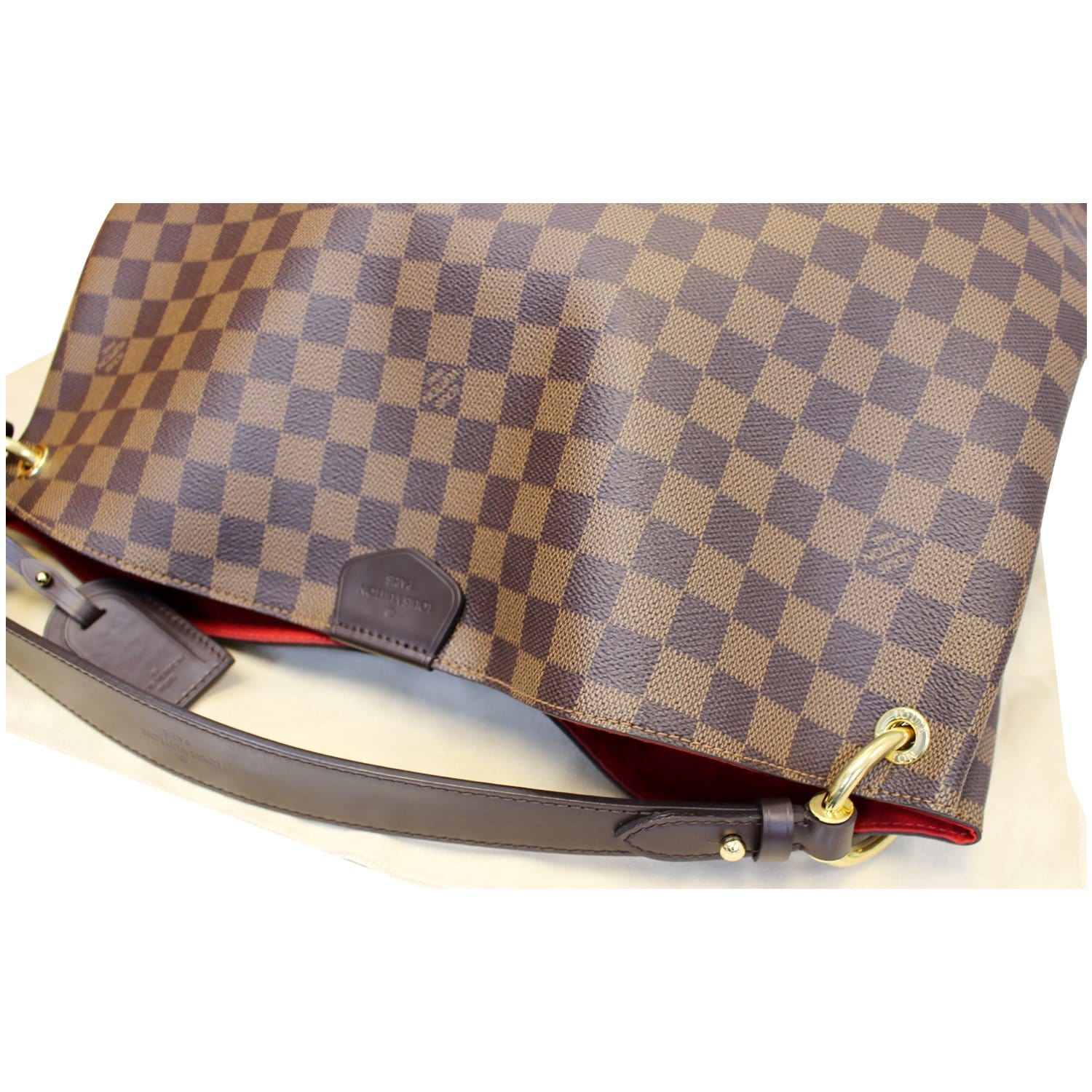 LOUIS VUITTON Graceful MM Damier Ebene Shoulder Bag