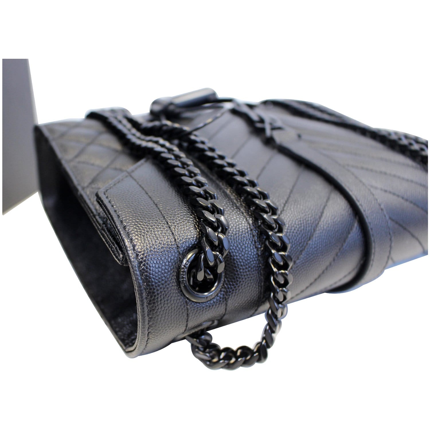YVES Saint Laurent Envelope Medium Chain Shoulder Bag Black