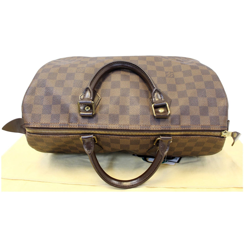 LOUIS VUITTON Speedy 35 Damier Ebene Satchel Bag