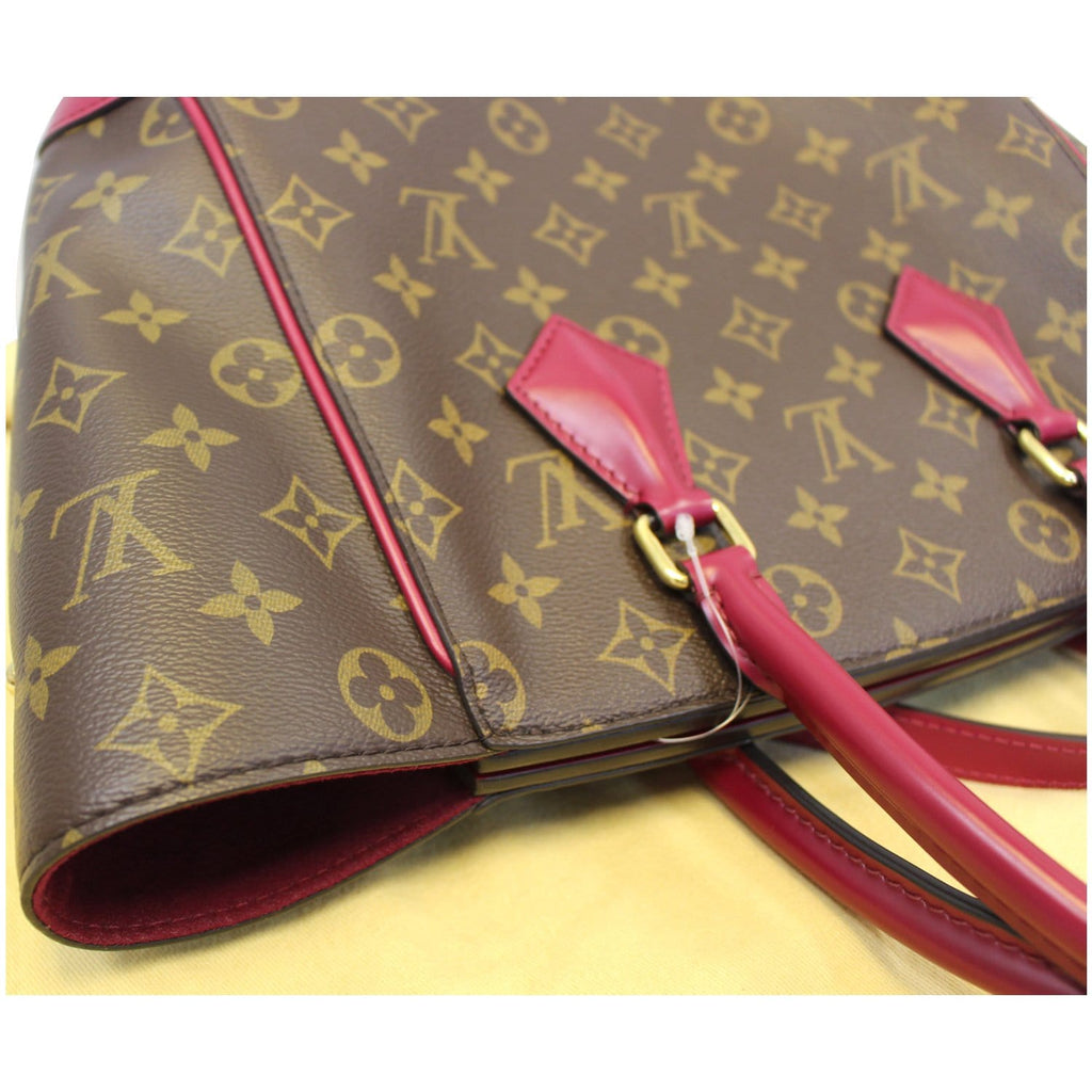 LOUIS VUITTON Phenix Monogram Canvas Shoulder Handbag Fuchsia