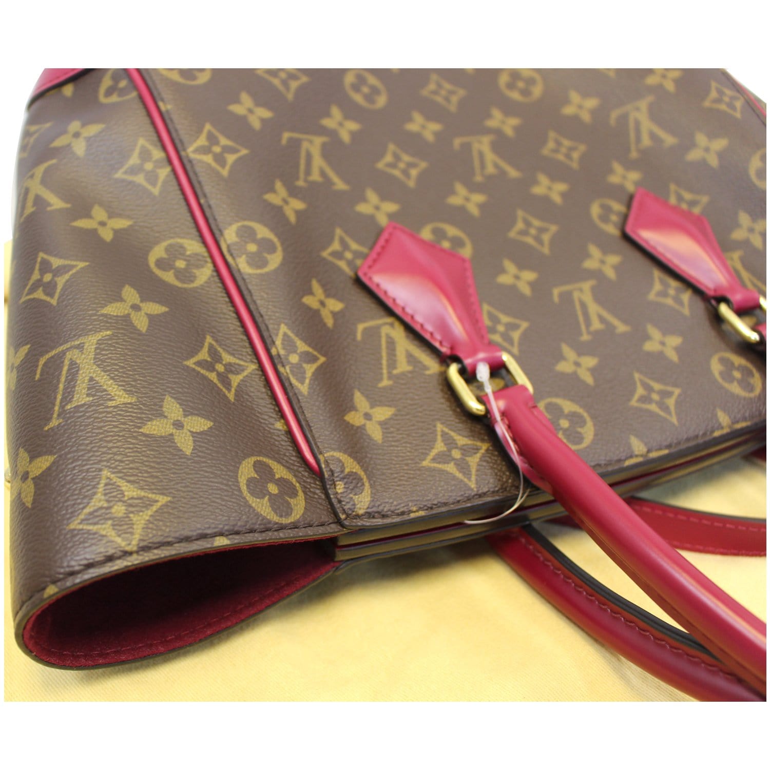 LOUIS VUITTON Phenix Monogram Canvas Shoulder Handbag Fuchsia