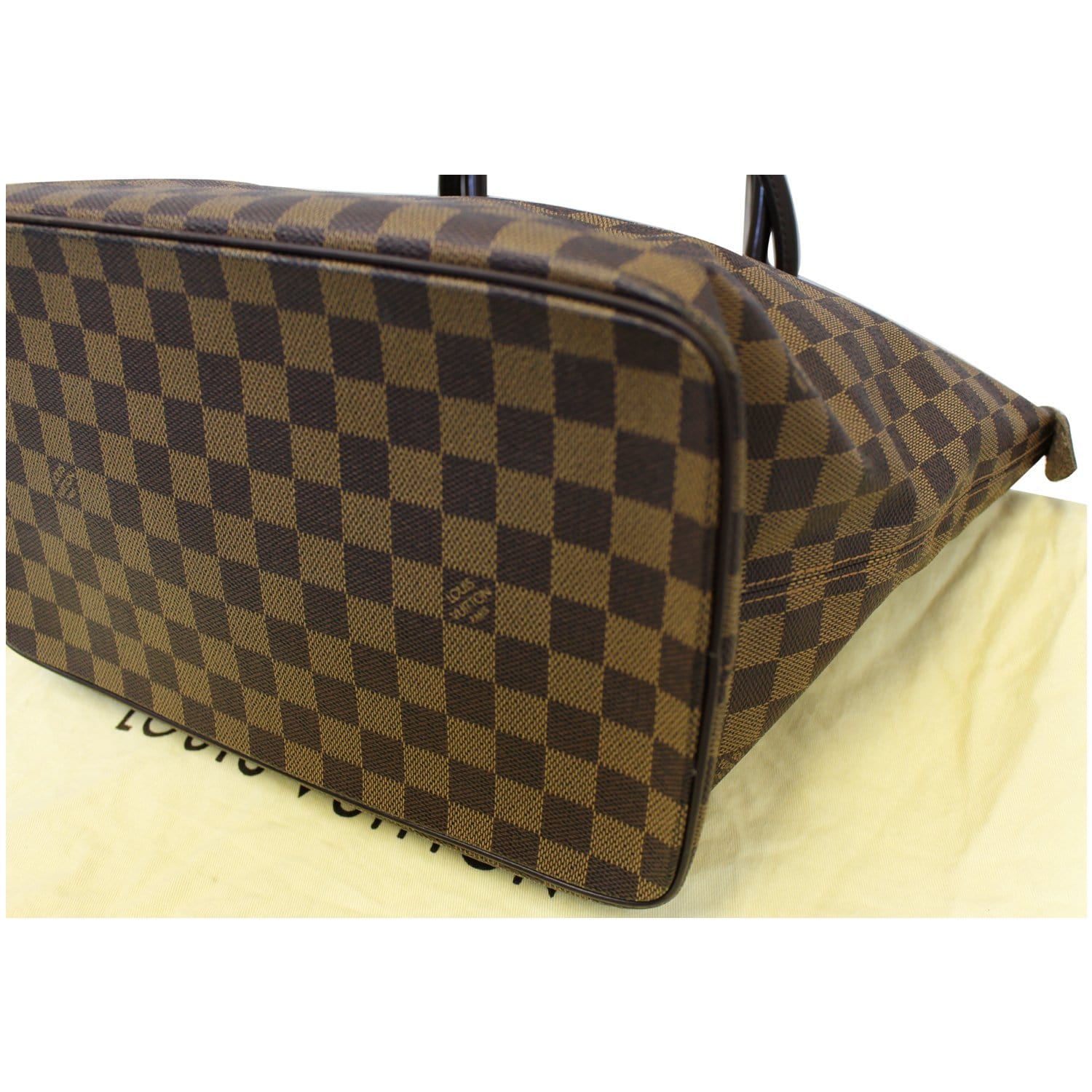 LOUIS VUITTON Saleya MM Damier Ebene Shoulder Bag