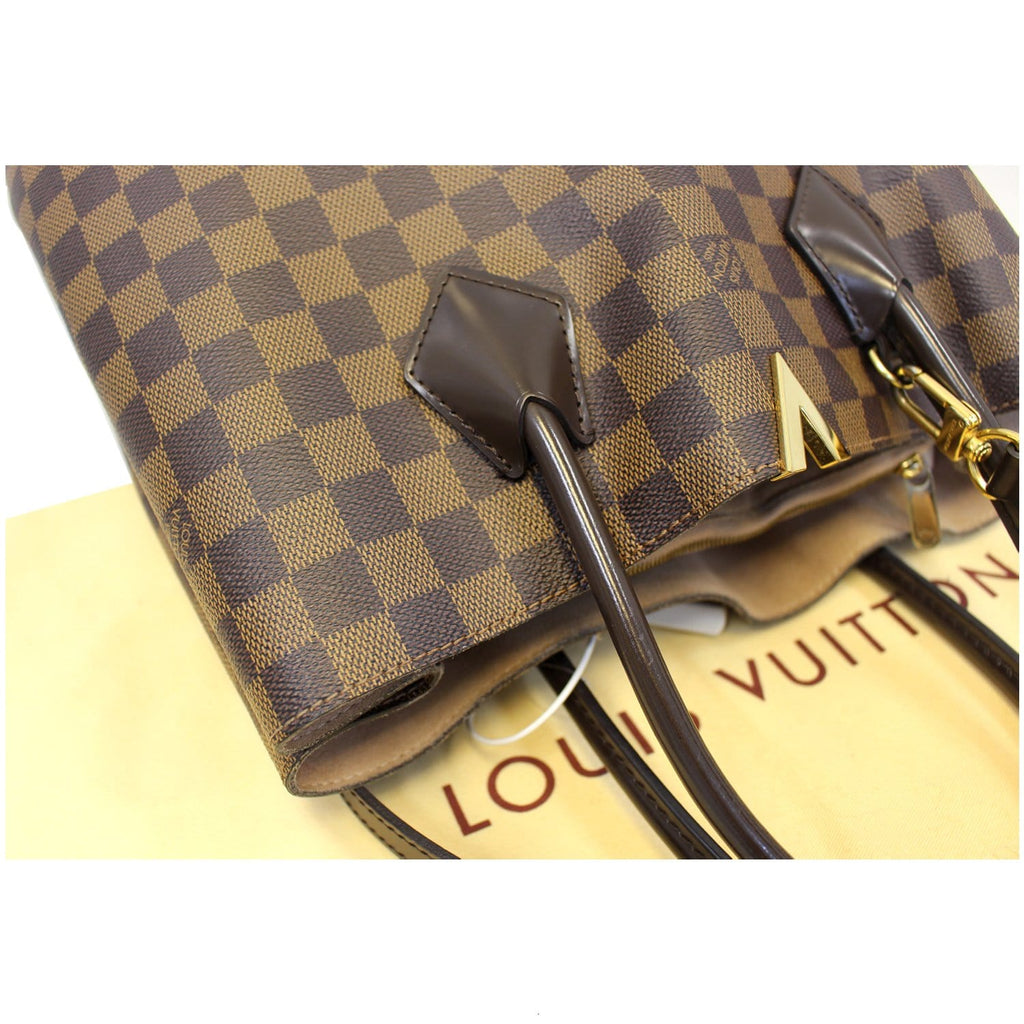 LOUIS VUITTON Kensington Damier Ebene Shoulder Handbag