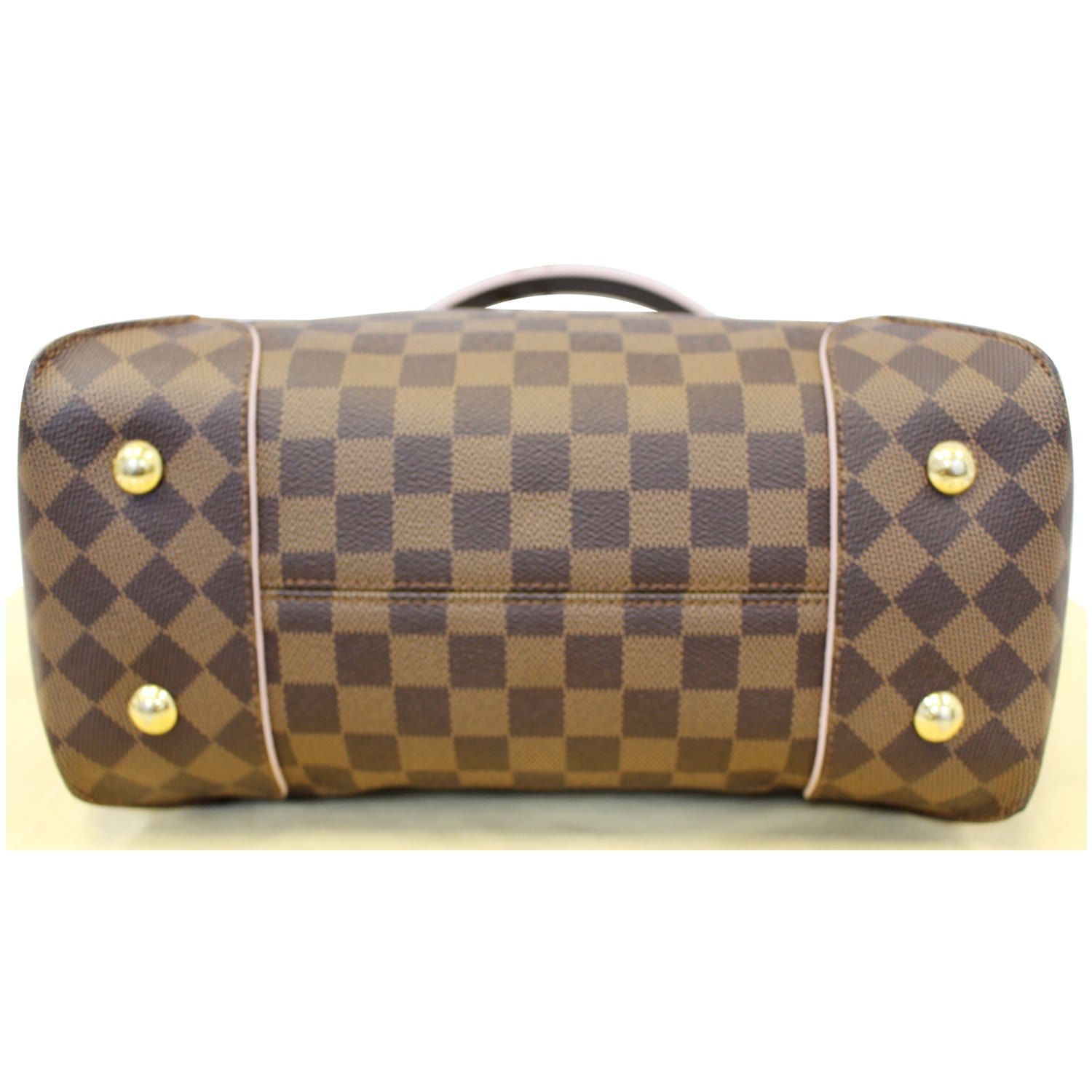 LOUIS VUITTON Caissa Damier Ebene Rose Ballerine Hobo Bag