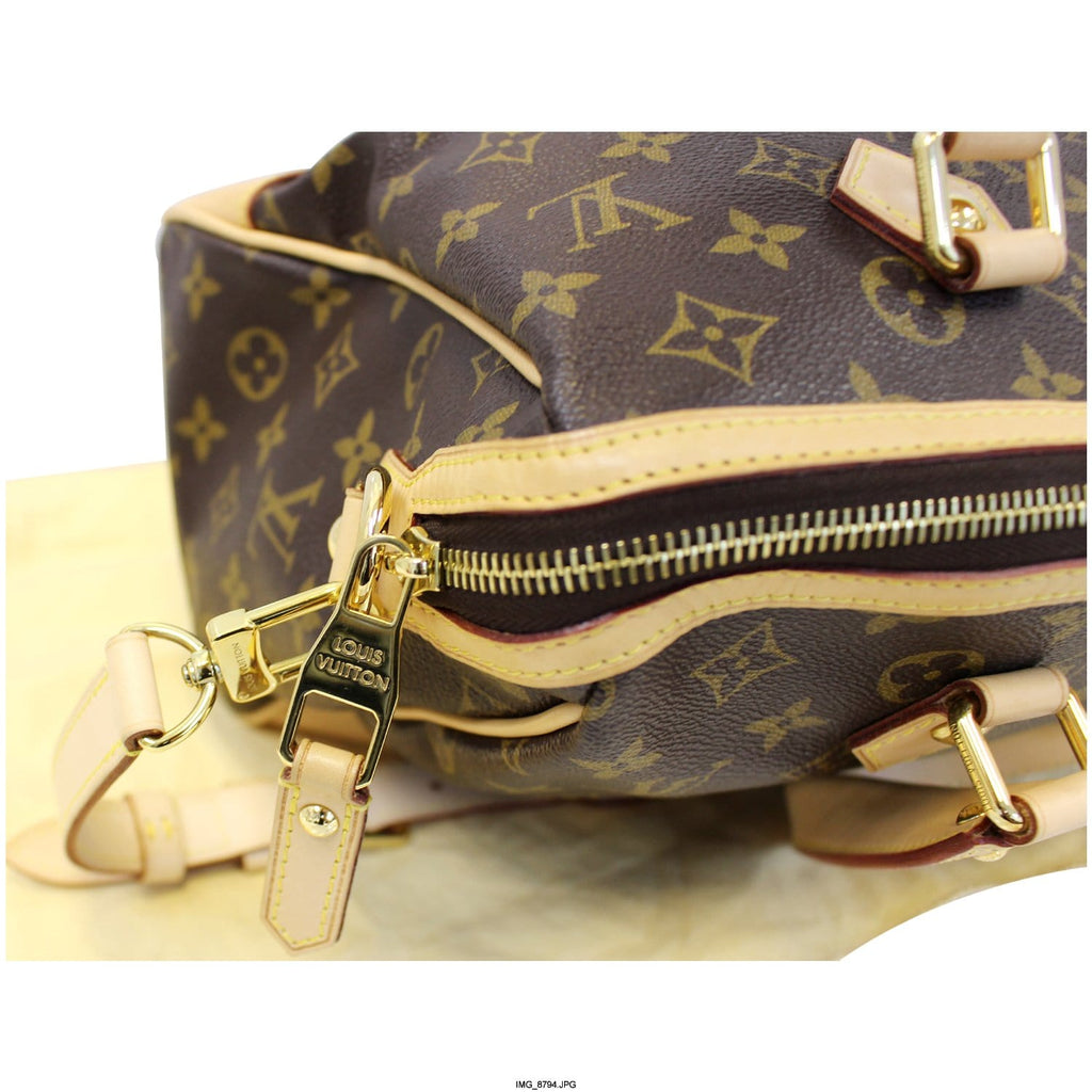 LOUIS VUITTON Retiro PM Monogram Canvas Shoulder Bag Brown