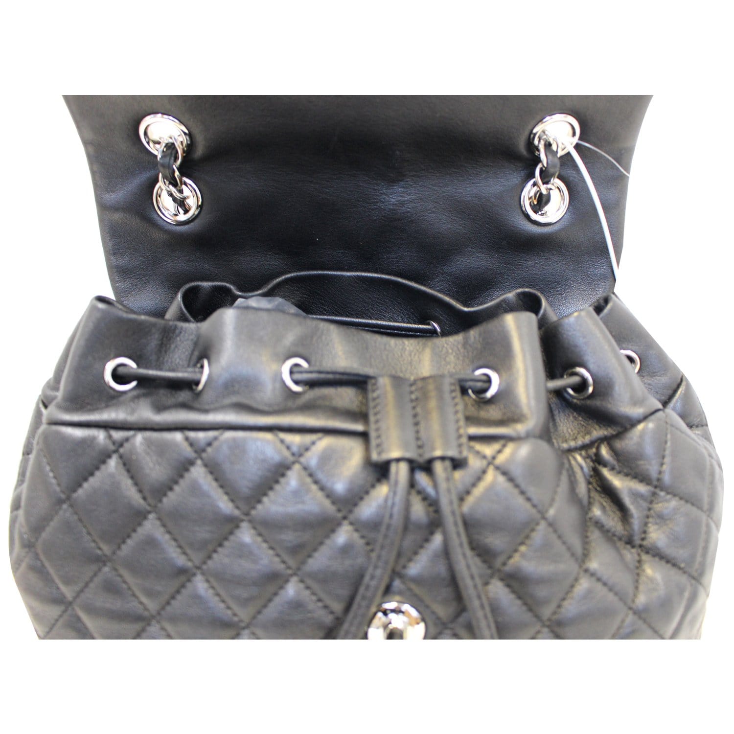 Chanel Urban Spirit  Leather Backpack Bag Black
