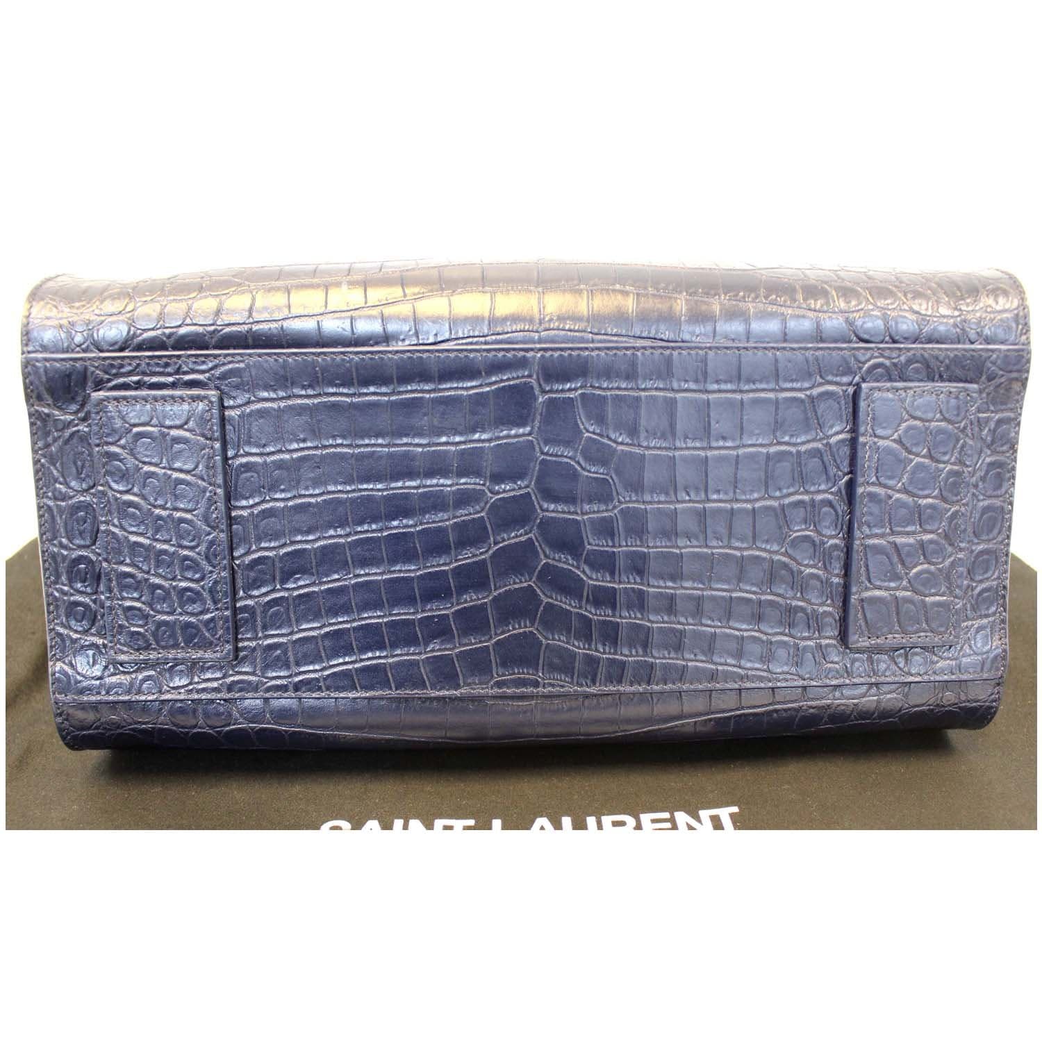 YVES SAINT LAURENT Sac de Jour Small Caviar Leather-Embossed Satchel Bag