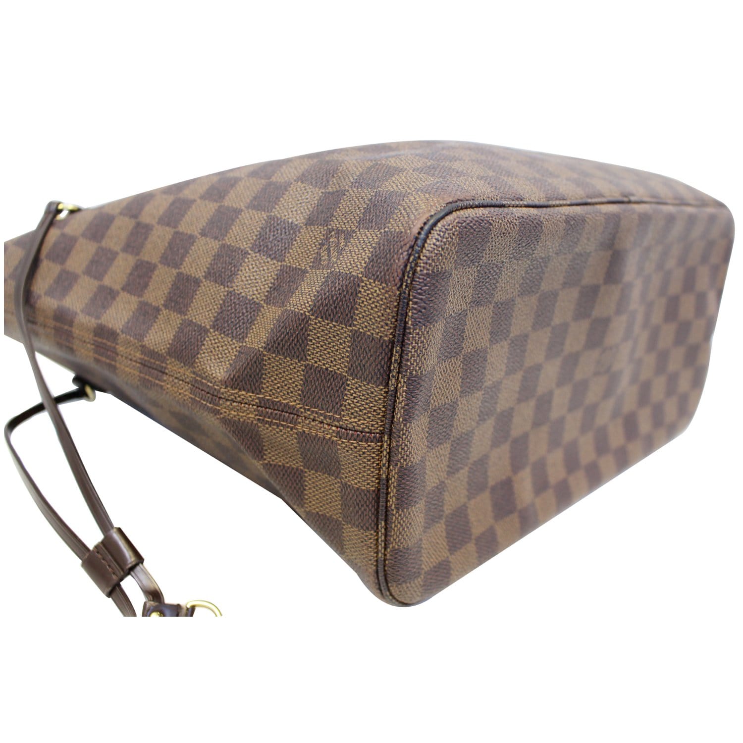 LOUIS VUITTON Neverfull MM Damier Ebene Tote Shoulder Bag
