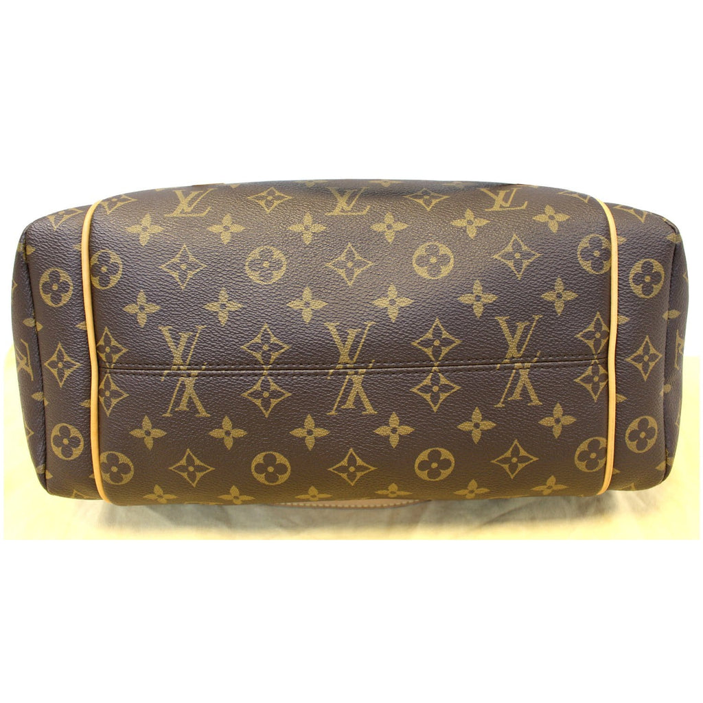 LOUIS VUITTON Totally GM Monogram Canvas Tote Shoulder Bag Brown