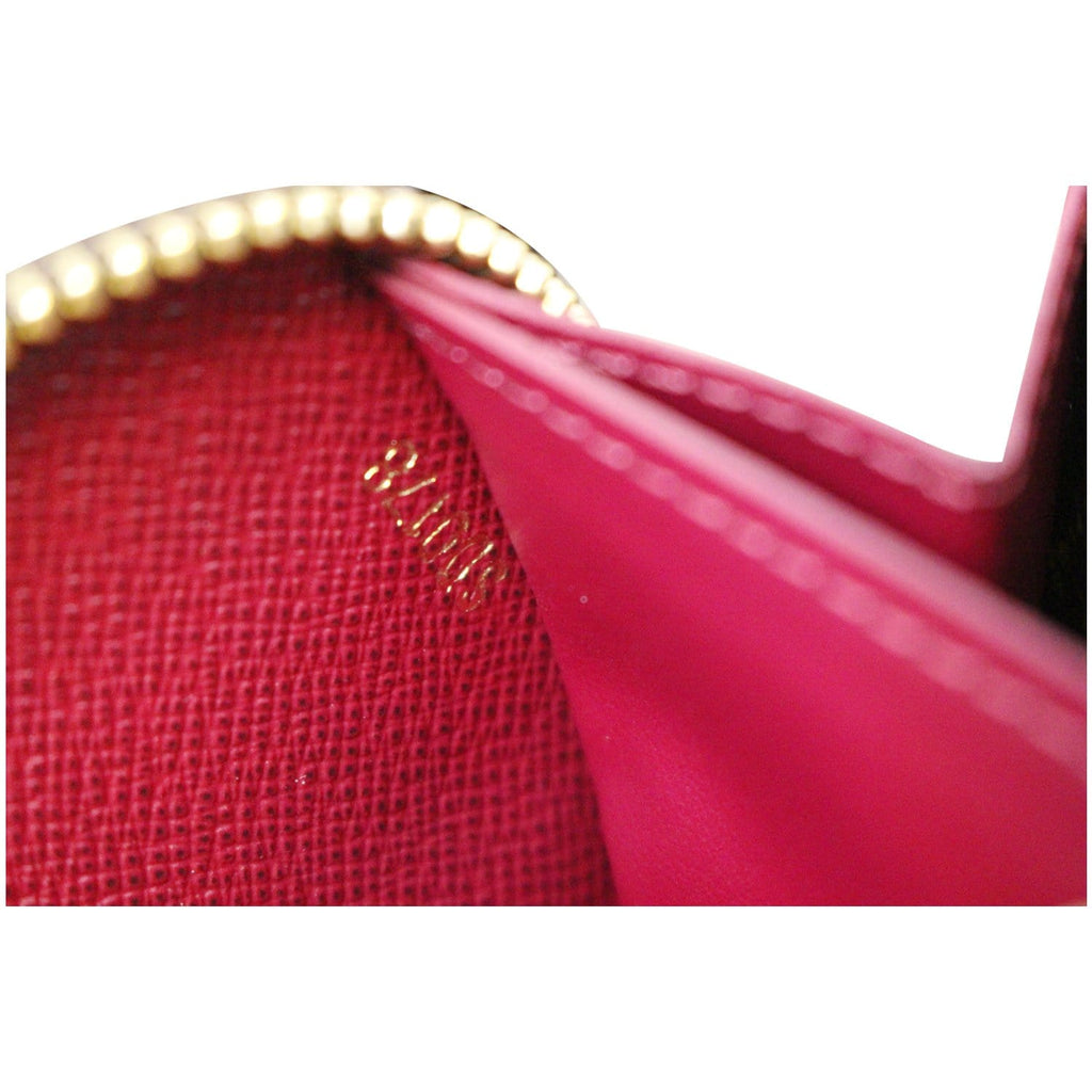 LOUIS VUITTON Clemence Monogram Canvas Wallet Brown