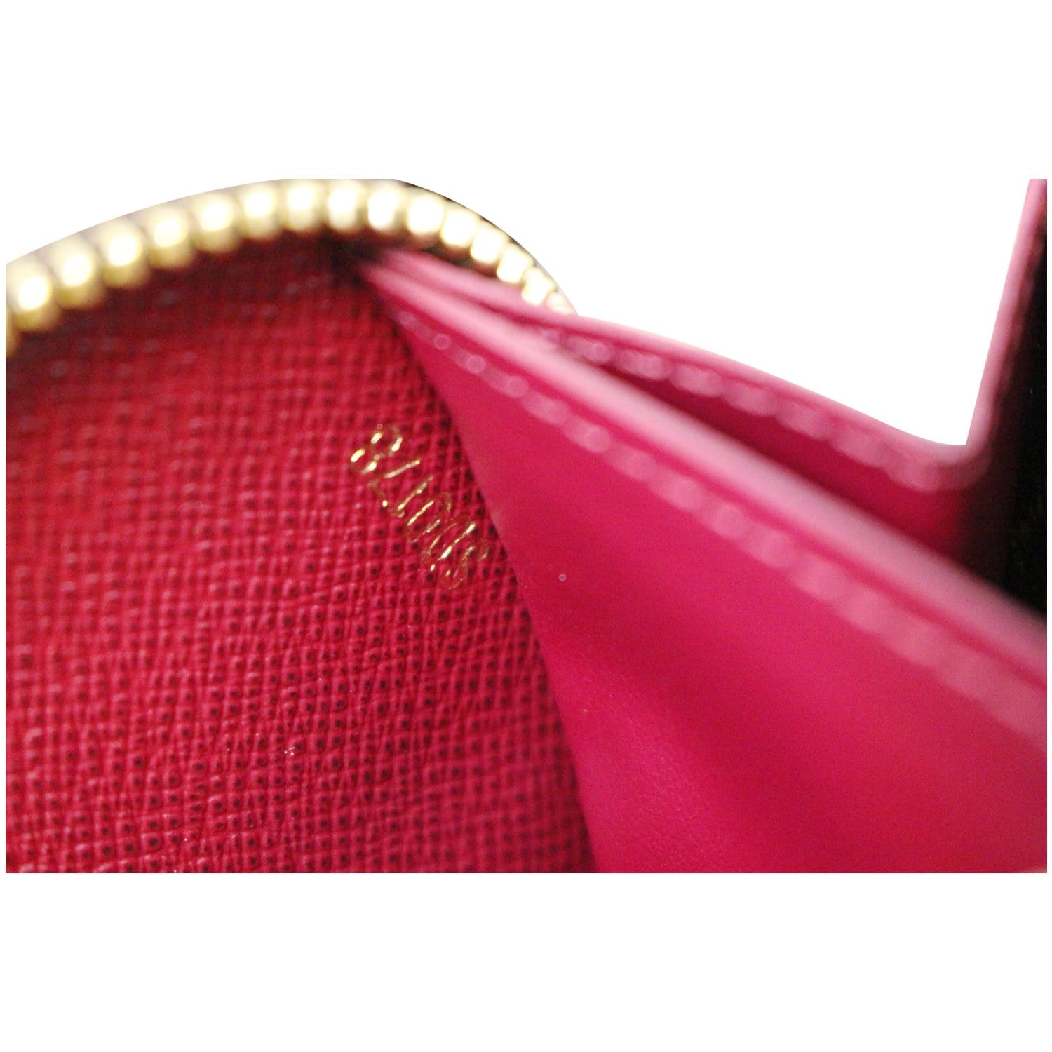 LOUIS VUITTON Clemence Monogram Canvas Wallet Brown