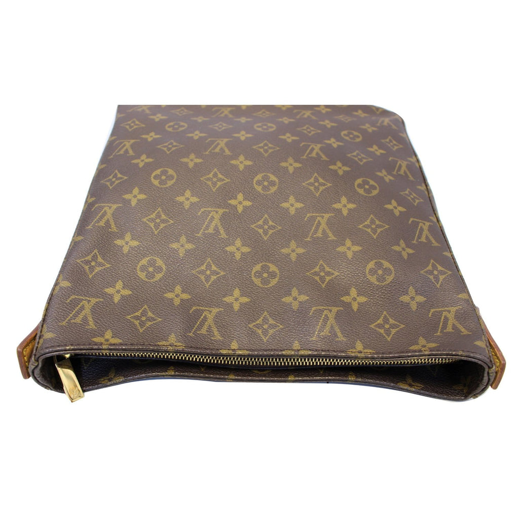 LOUIS VUITTON Monogram Canvas Looping GM Brown Shoulder Bag
