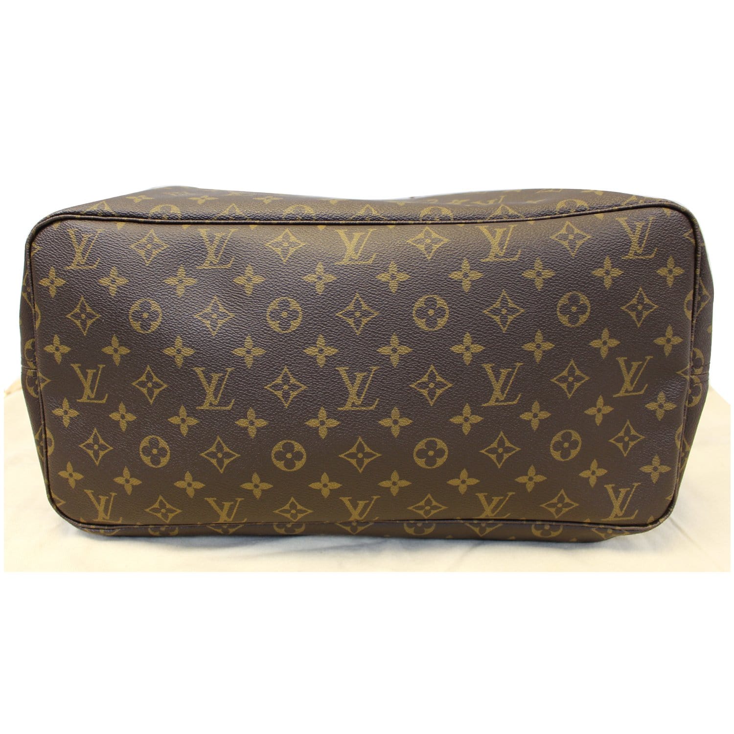 LOUIS VUITTON Neverfull GM Monogram Canvas Shoulder Bag Fuchsia