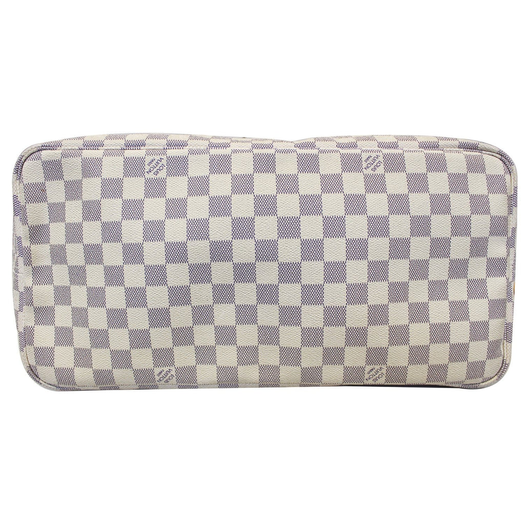 LOUIS VUITTON Neverfull GM Damier Azur Tote Shoulder Bag