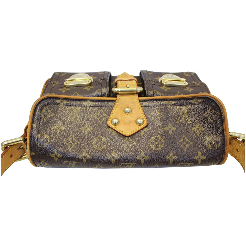 LOUIS VUITTON Monogram Canvas Hudson PM Shoulder Bag