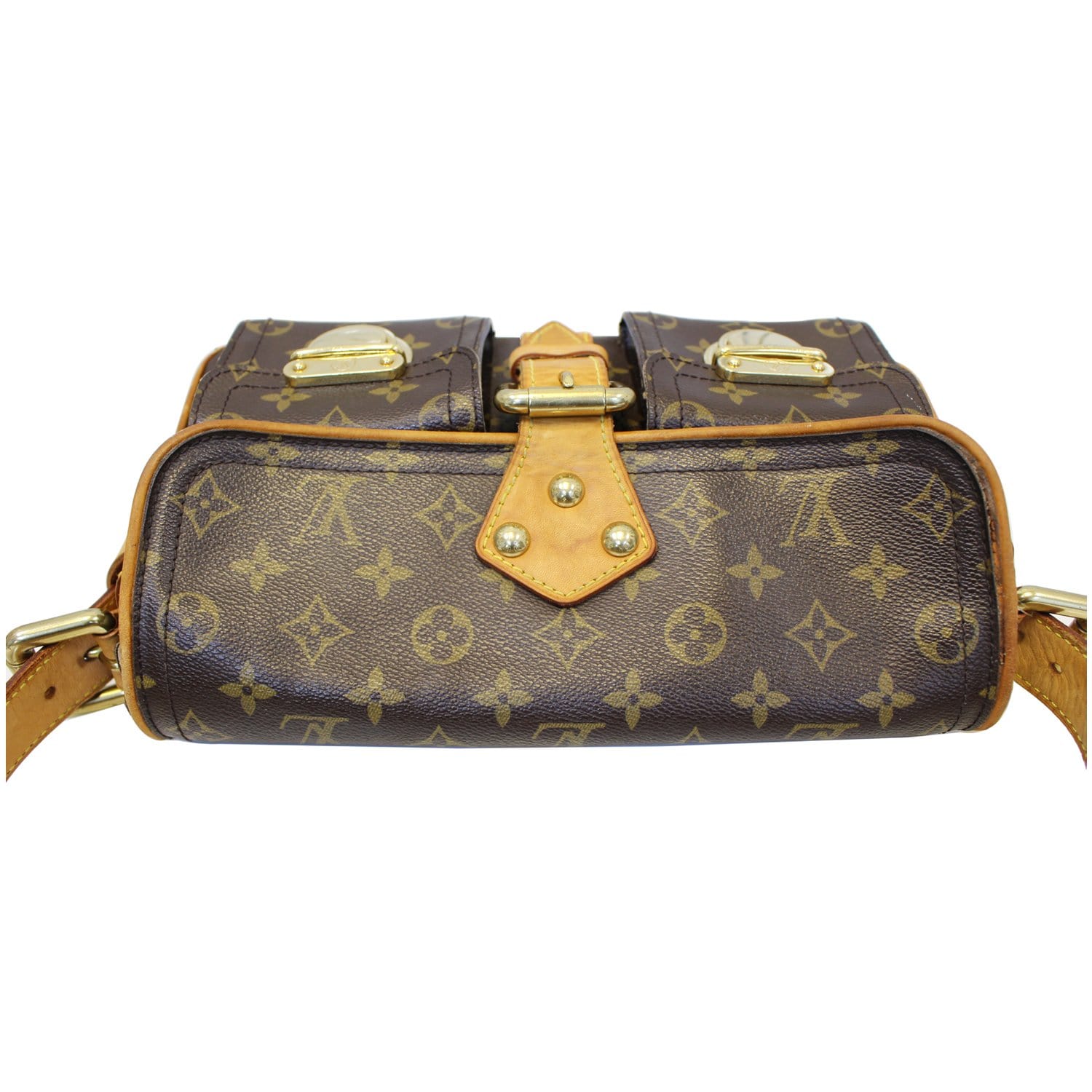LOUIS VUITTON Monogram Canvas Hudson PM Shoulder Bag