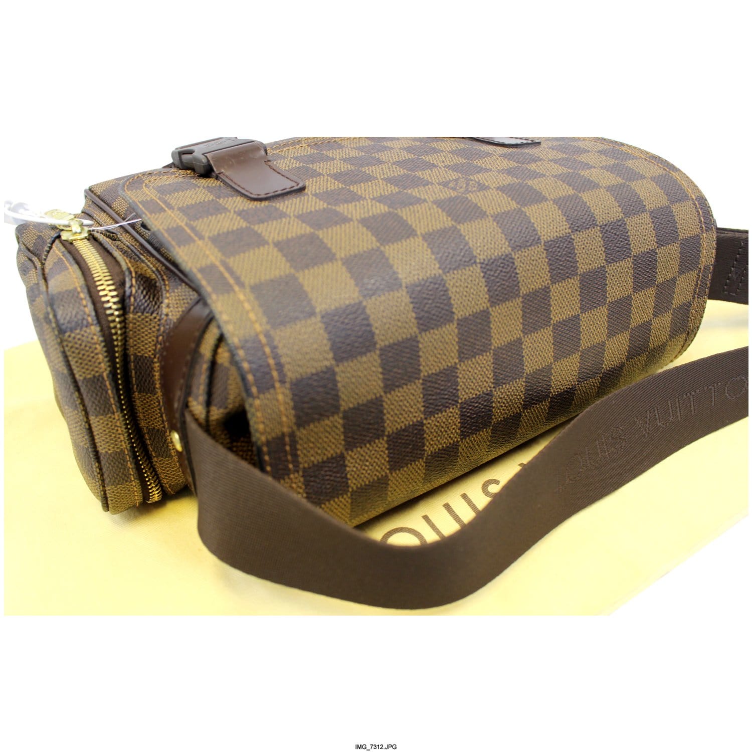 LOUIS VUITTON Melville Reporter Damier Ebene Shoulder Crossbody Bag
