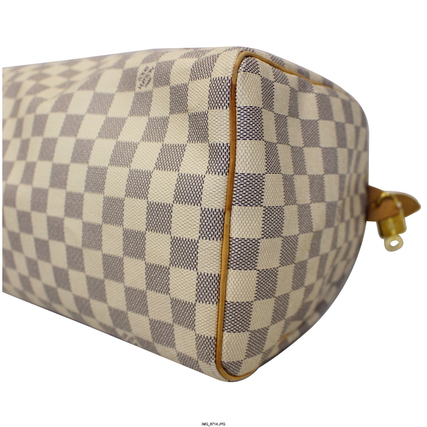 LOUIS VUITTON Speedy 30 Damier Azur Satchel Handbag