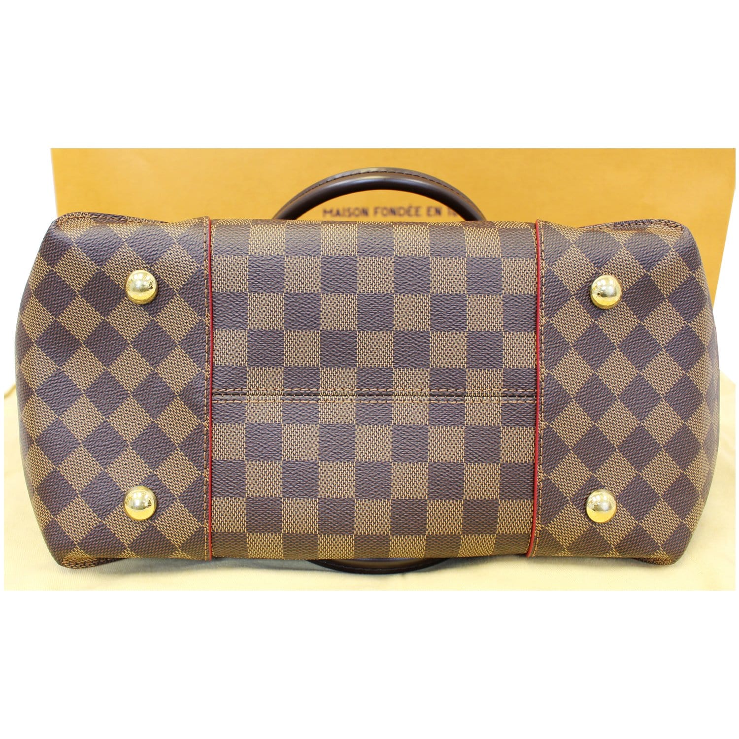 LOUIS VUITTON Caissa MM Damier Ebene Tote Bag - 25% OFF