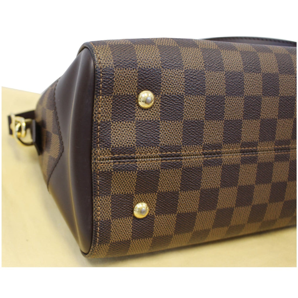 LOUIS VUITTON Kensington Bowling Damier Ebene Shoulder Handbag