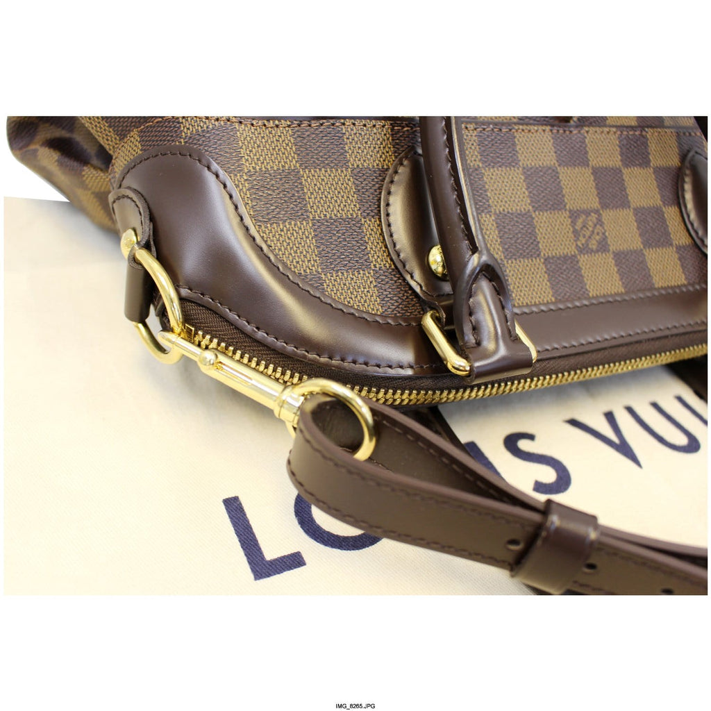 LOUIS VUITTON Trevi PM Damier Ebene Brown Shoulder Bag
