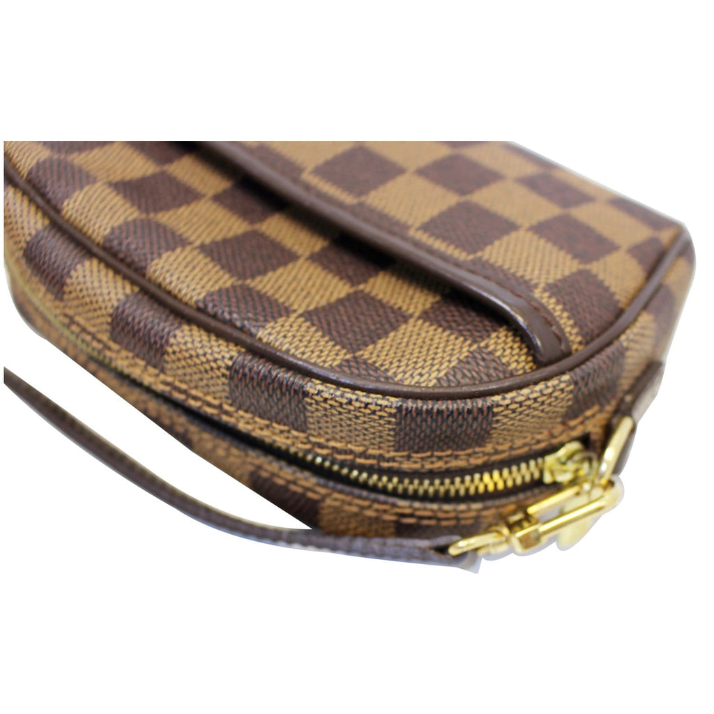 LOUIS VUITTON Pochette Ipanema Damier Ebene Crossbody Bag