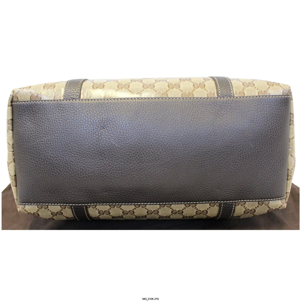 GUCCI Dome Crystal Monogram Large Gucci Shoulder Handbag 339551