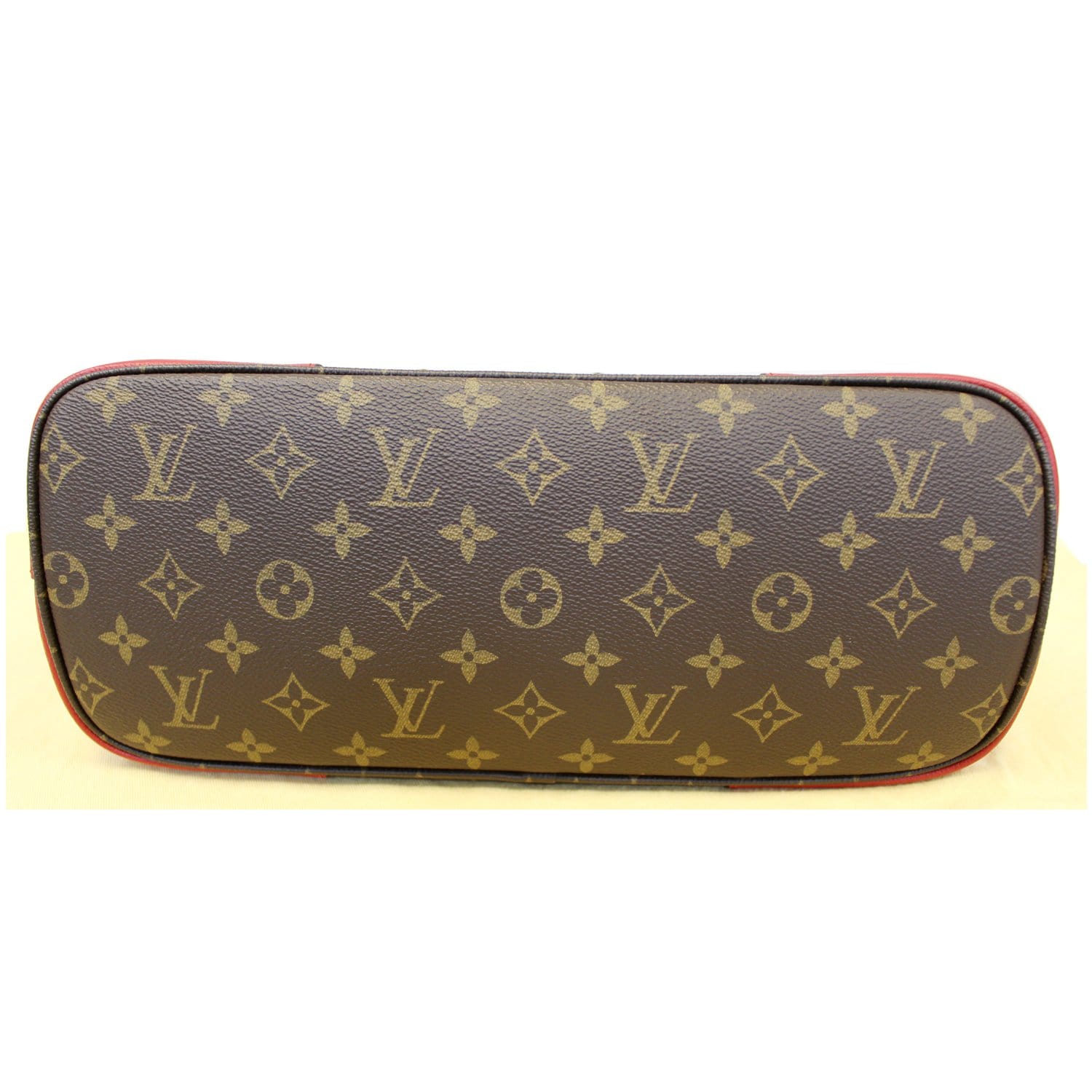 LOUIS VUITTON Flandrin Monogram Canvas Tote Shoulder Bag Cherry