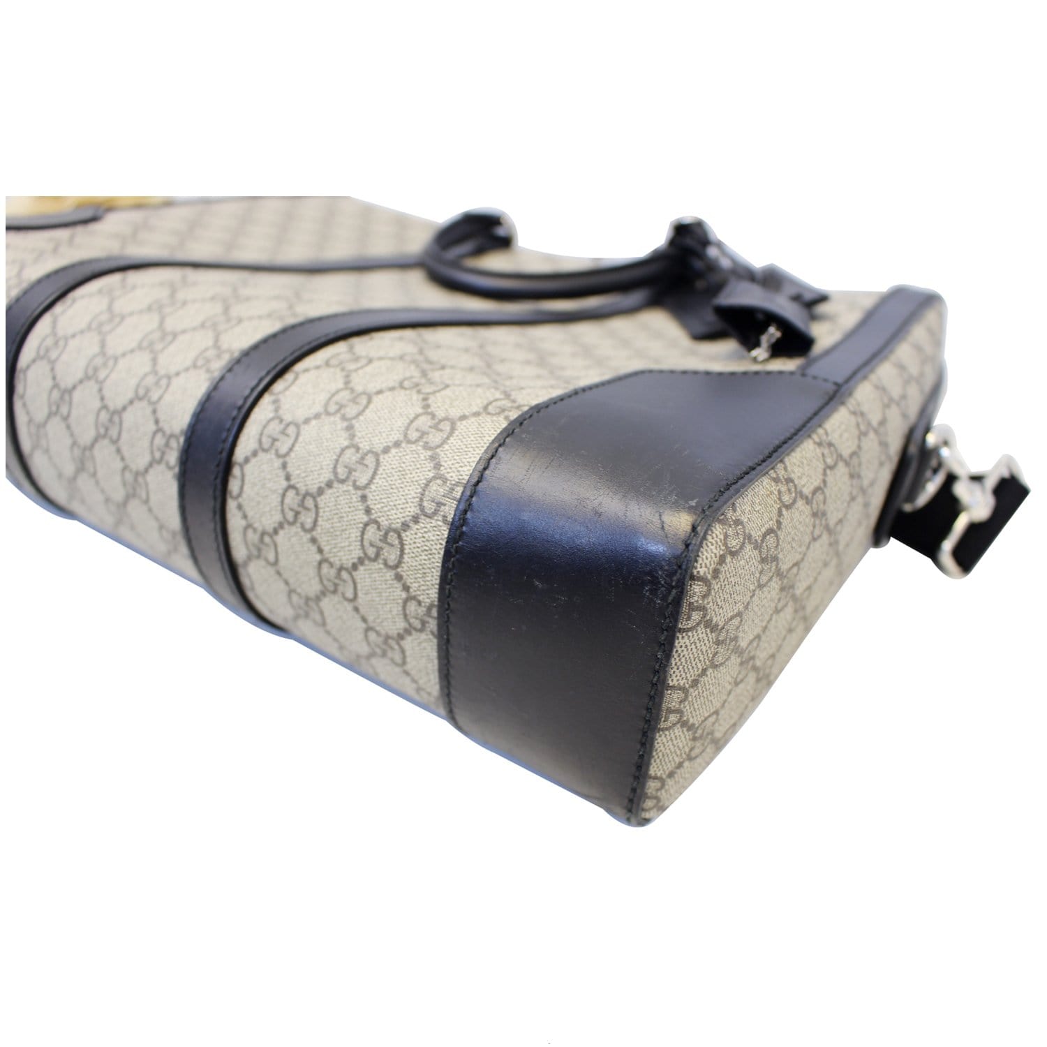 GUCCI Eden Gucci Supreme Coated Canvas Briefcase Bag 406384