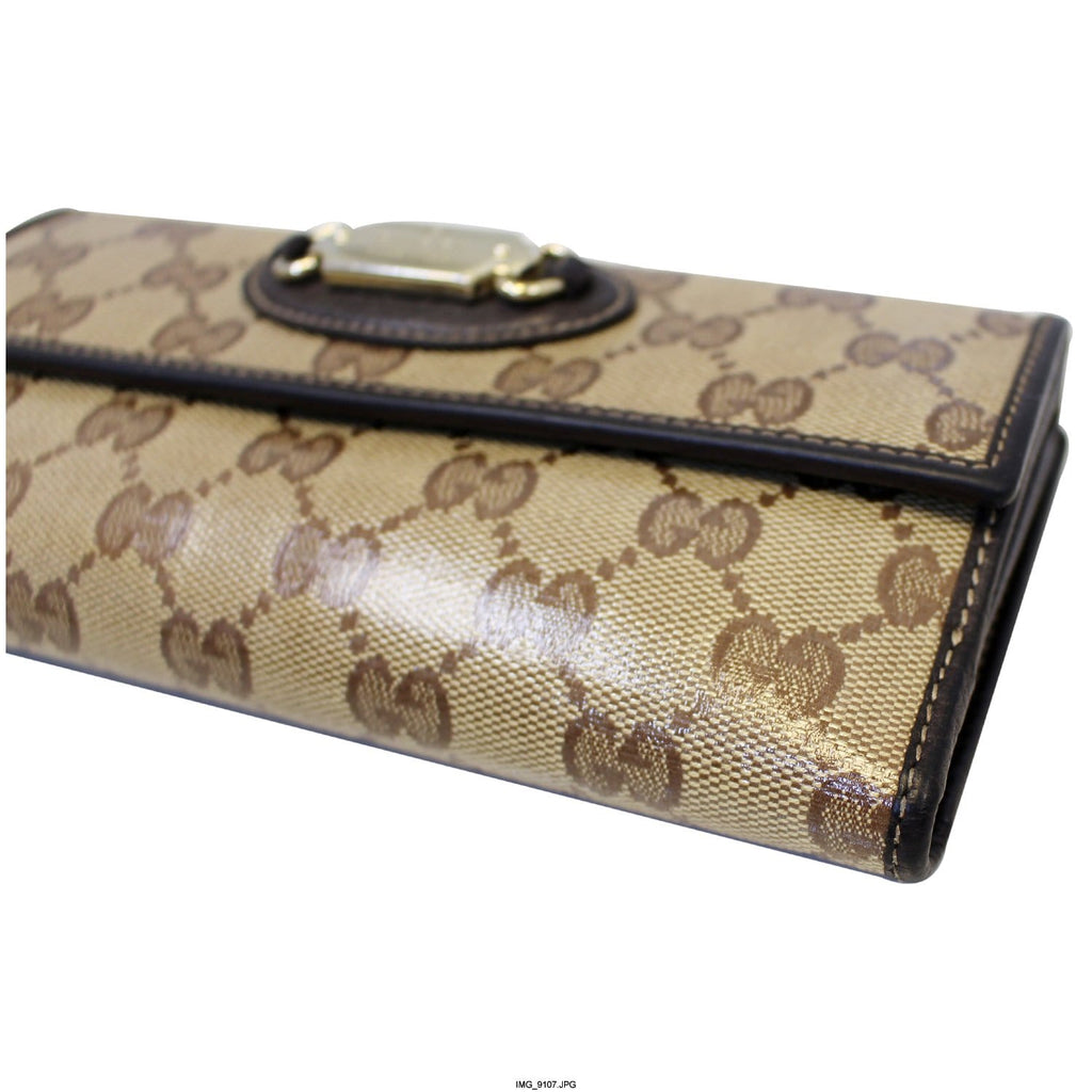 GUCCI Crystal Monogram Gucci Wallet 231841