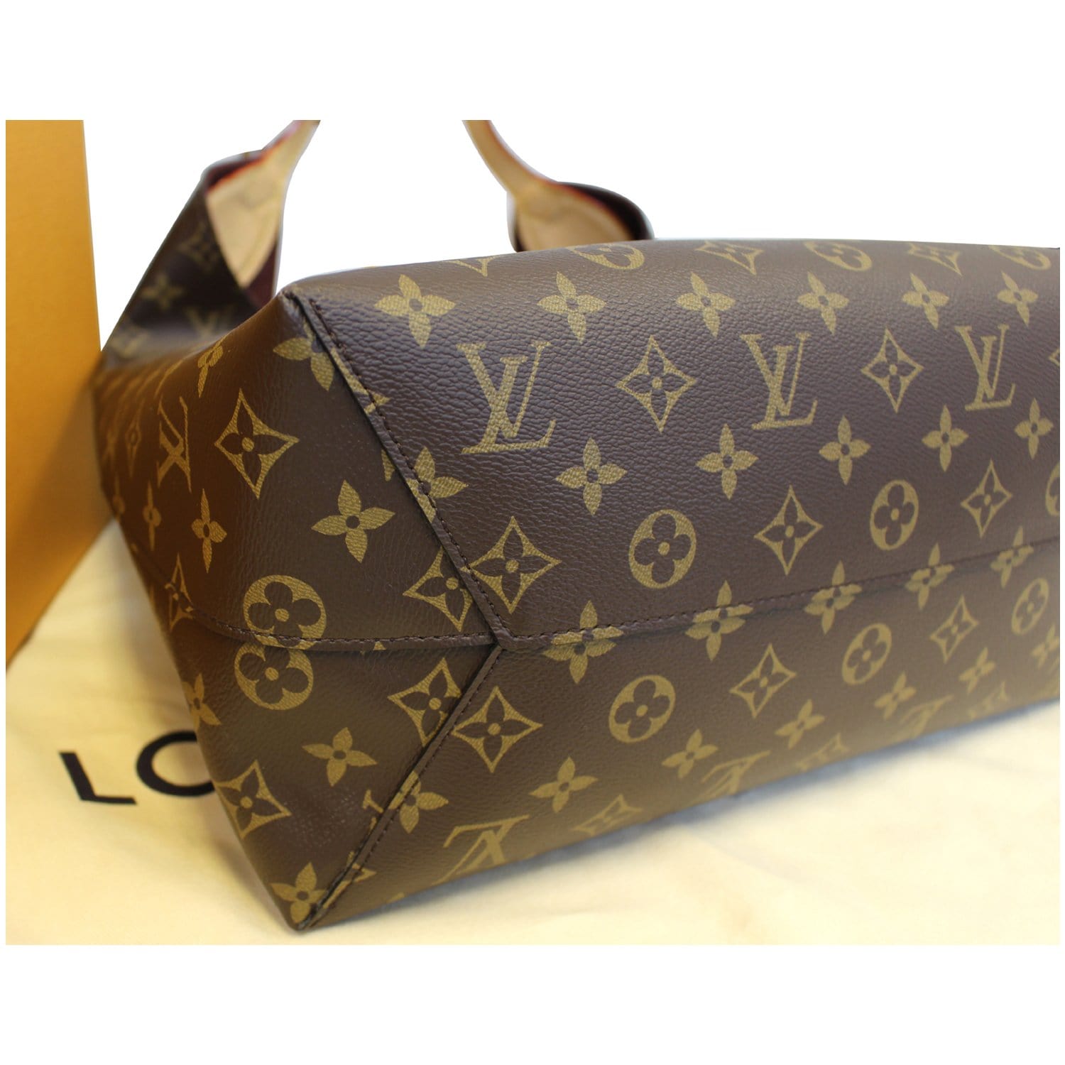 LOUIS VUITTON Flower Hobo Monogram Canvas Shoulder Bag
