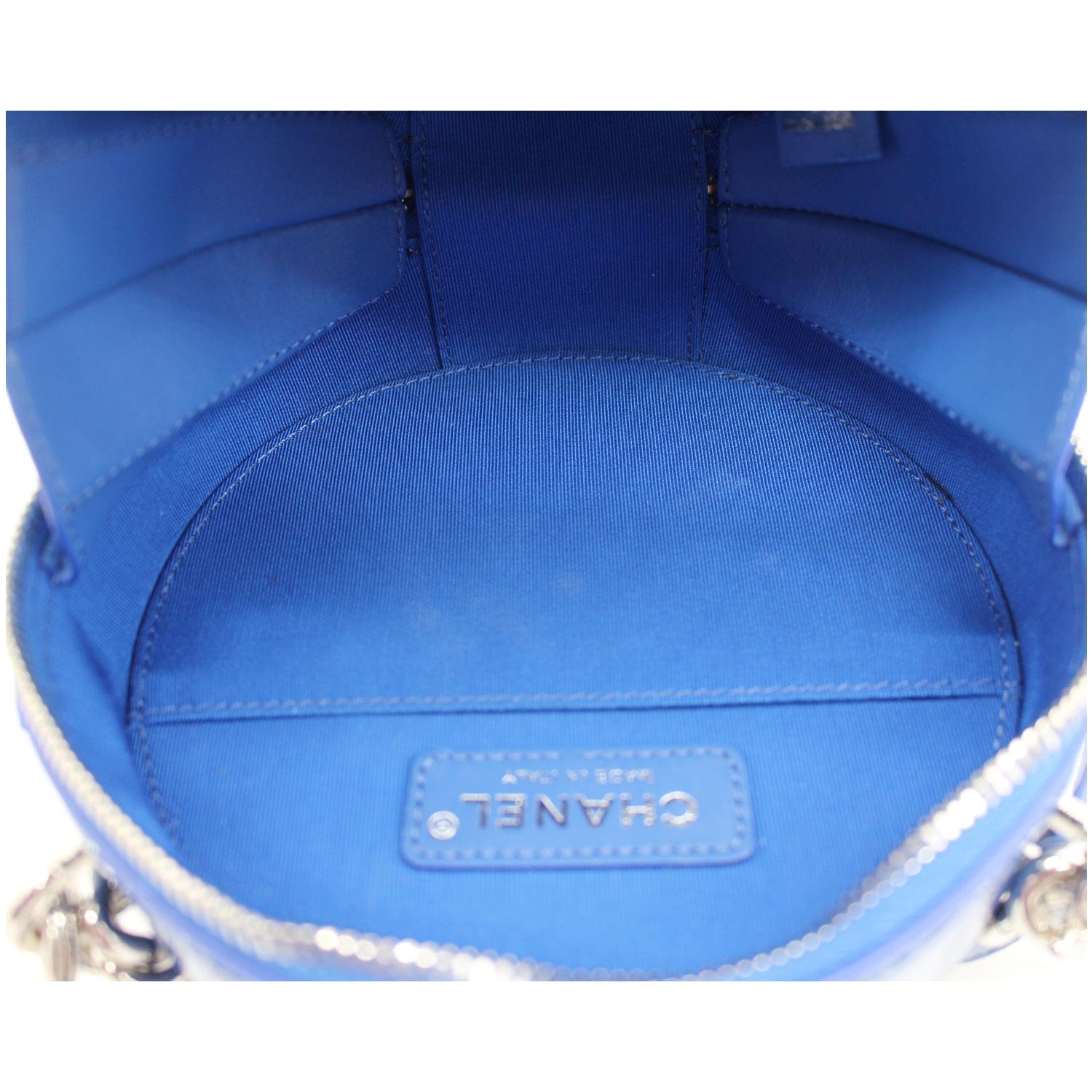 Chanel Round as Earth New 1:1 Rep Leather Crossbody Bag Blue