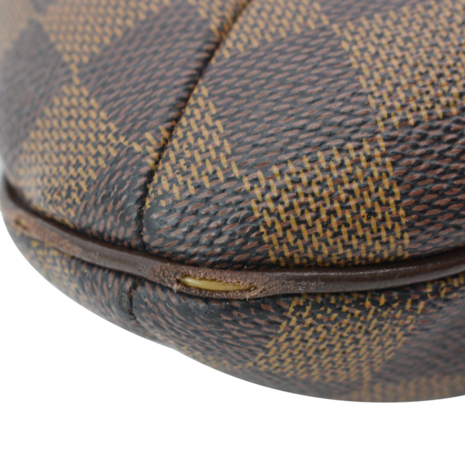 LOUIS VUITTON Bloomsbury PM Damier Ebene Crossbody Bag Brown